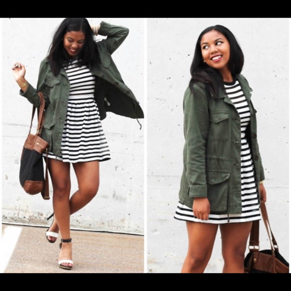 Khaki Green Utility Jacket